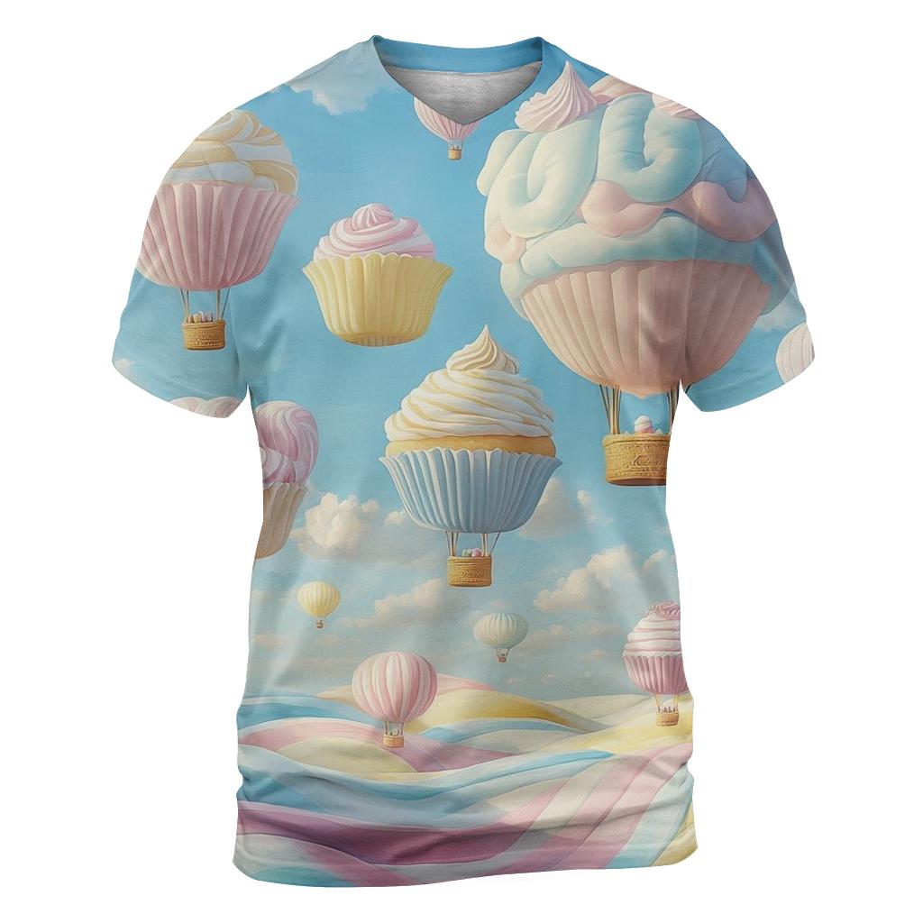 Marshmallow Cloud Hot Air Carnival personalized full print shirts