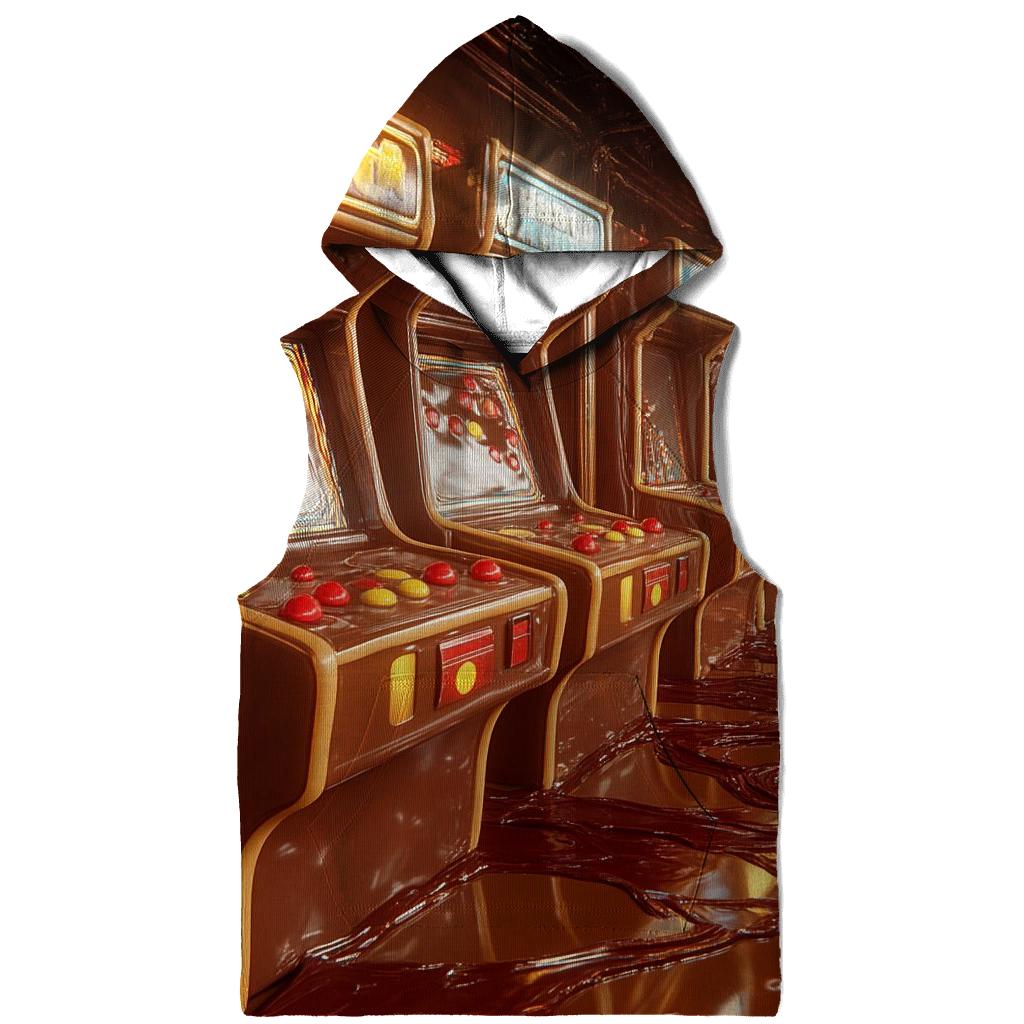 Chocolate Lava Arcade Night heavyweight hoodies