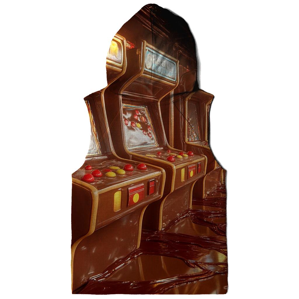 Chocolate Lava Arcade Night heavyweight hoodies