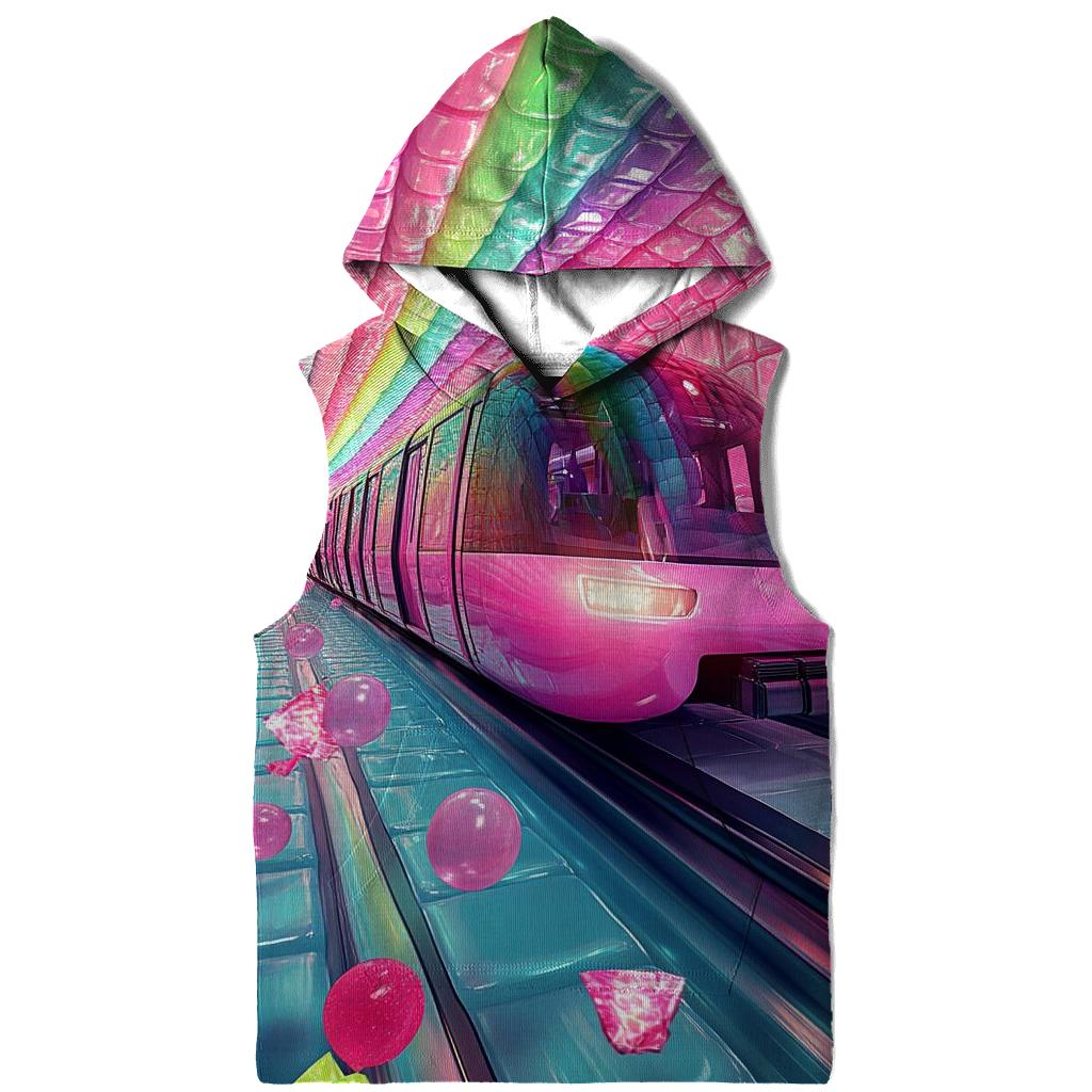 Bubblegum Subway Rush zip-up hoodies