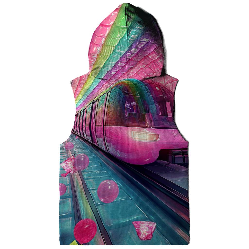 Bubblegum Subway Rush zip-up hoodies