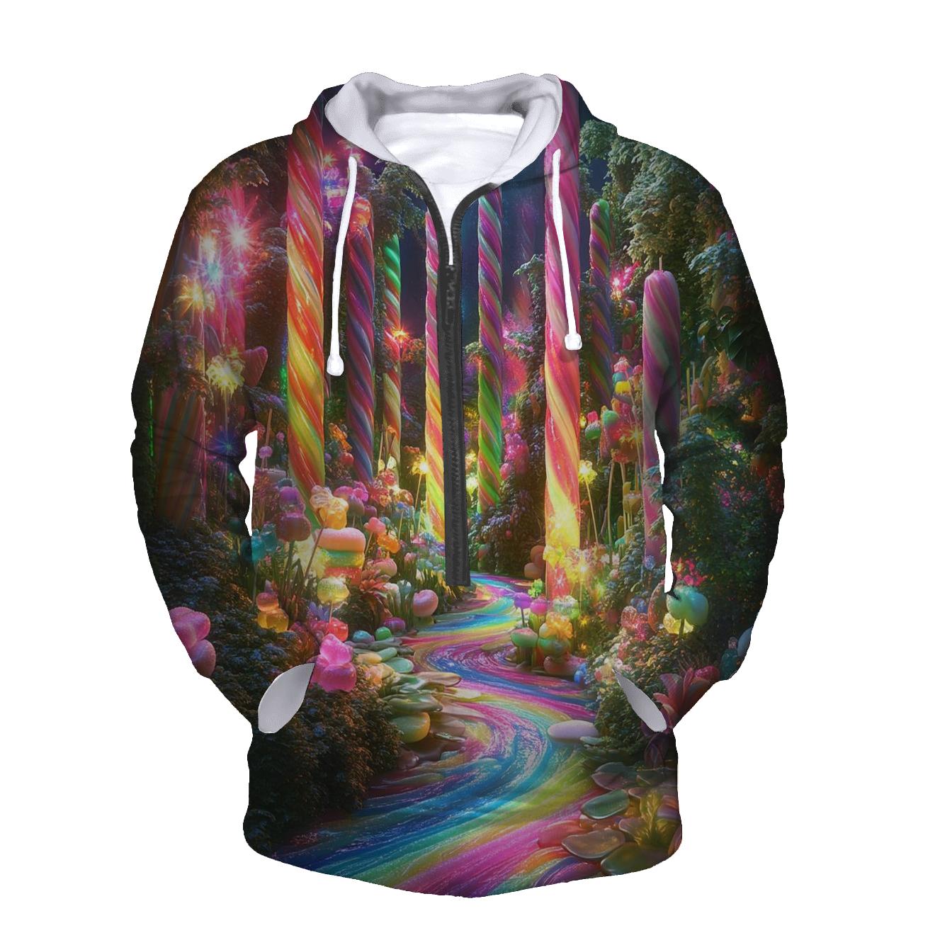 Lollipop Jungle Rave embroidered hoodies