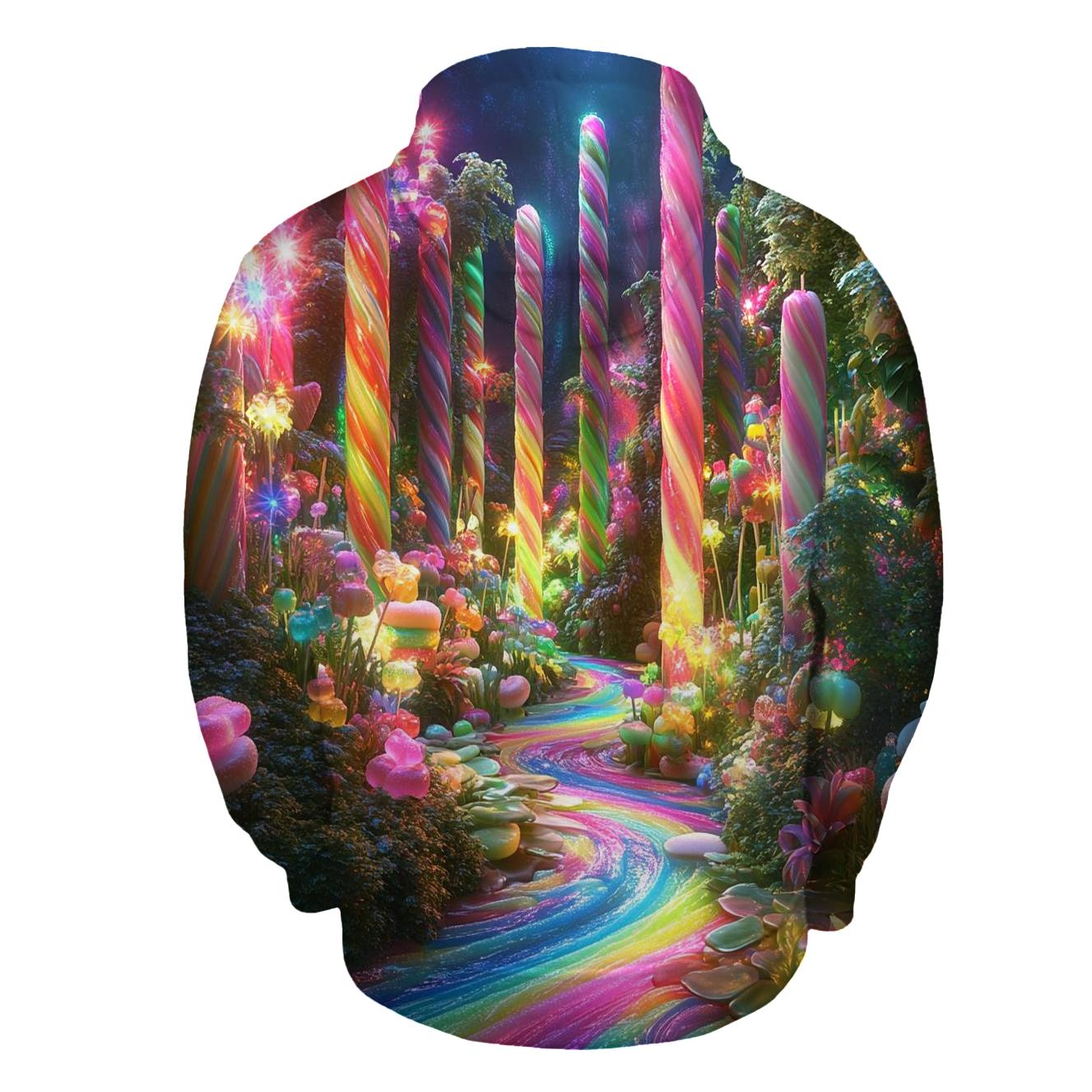 Lollipop Jungle Rave embroidered hoodies