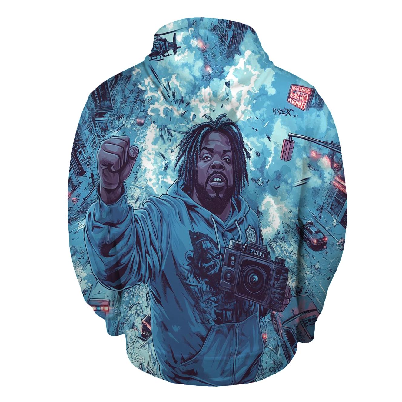 LA Riot Smoke And Ice pullover hoodies