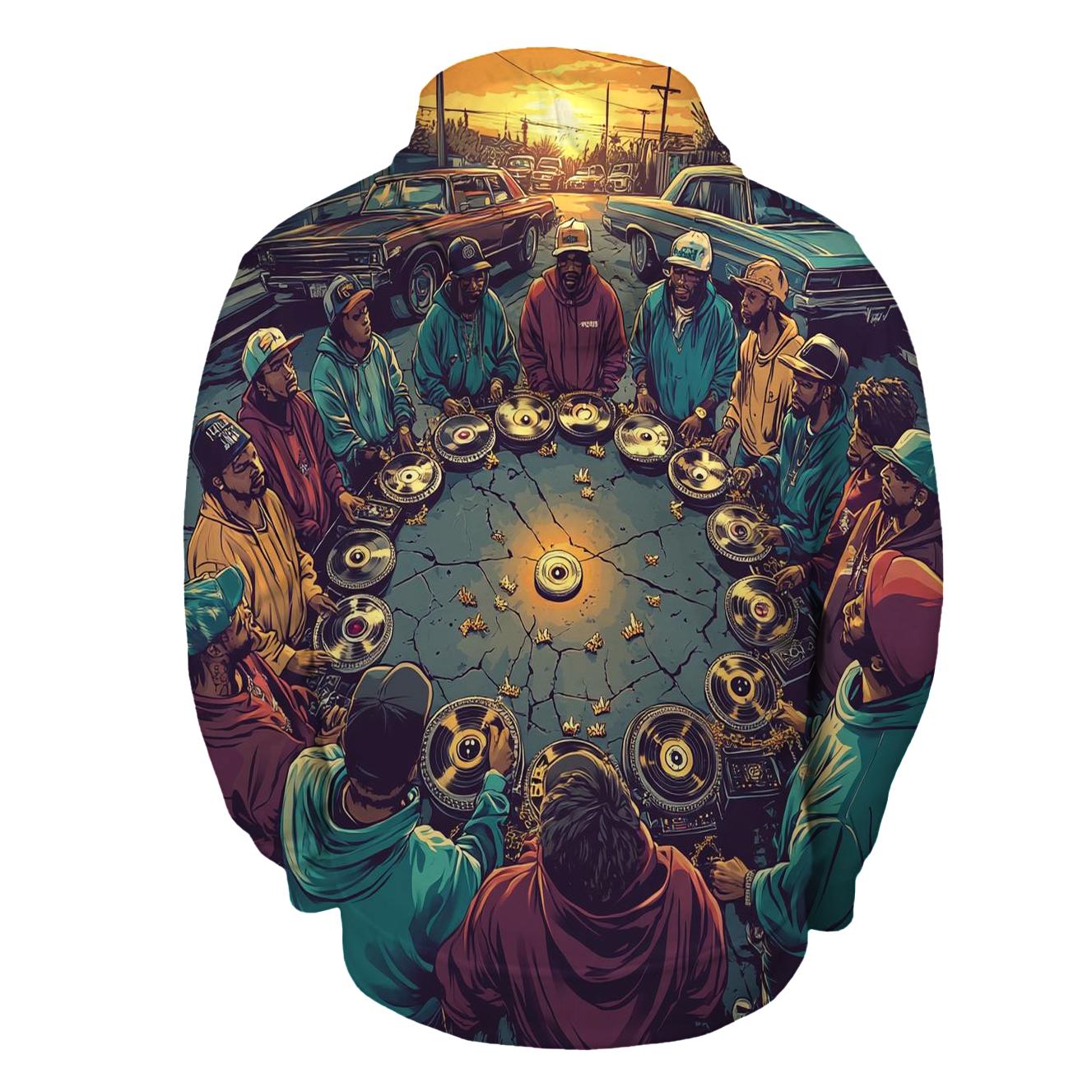 Compton Street Orbit Cipher pullover hoodies