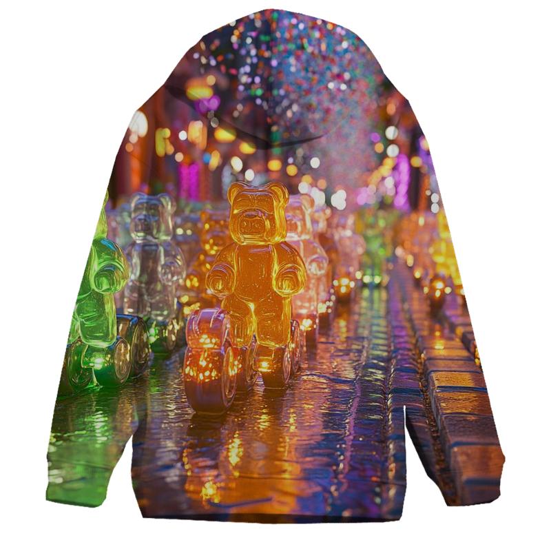 Neon Gummy Bear Street Parade hoodies fashion