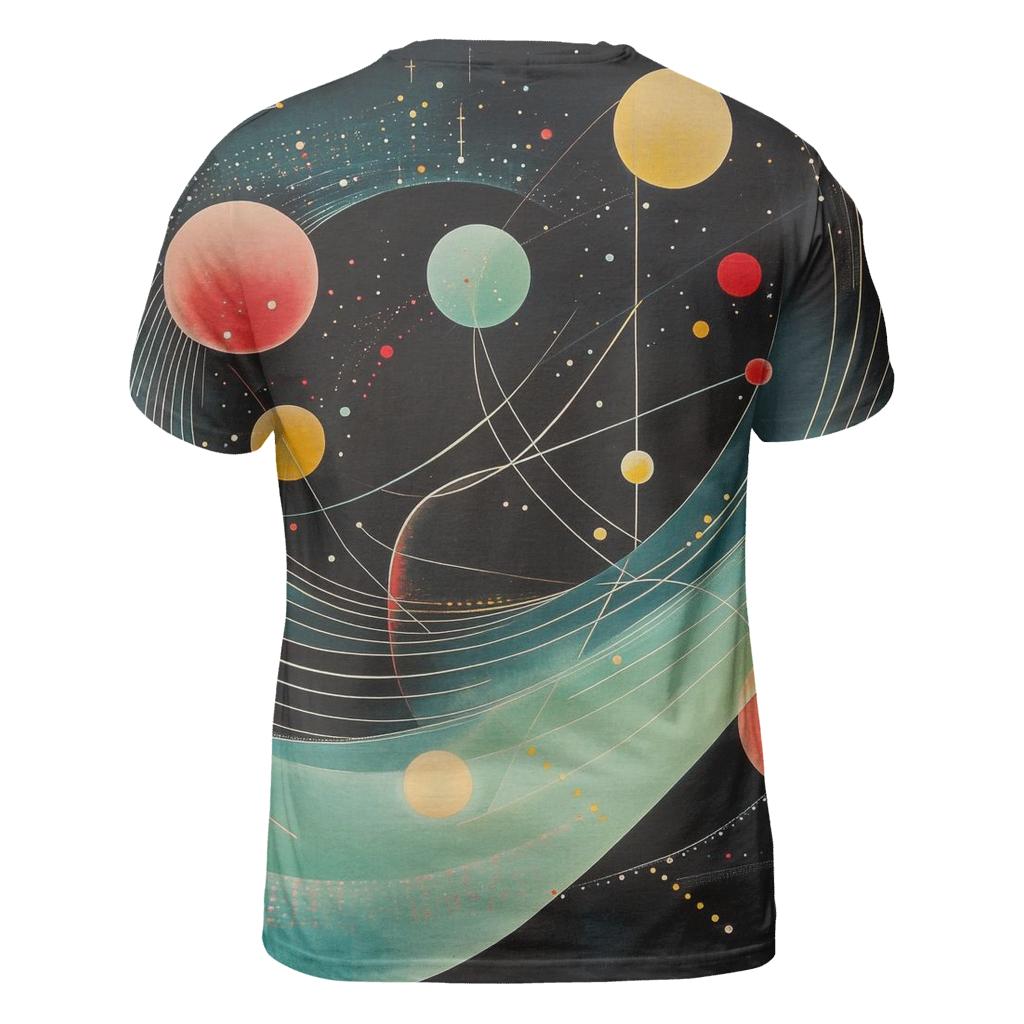 Wassily Kandinsky Inspired Cosmic Music Of Spheres artistic all-over print tops