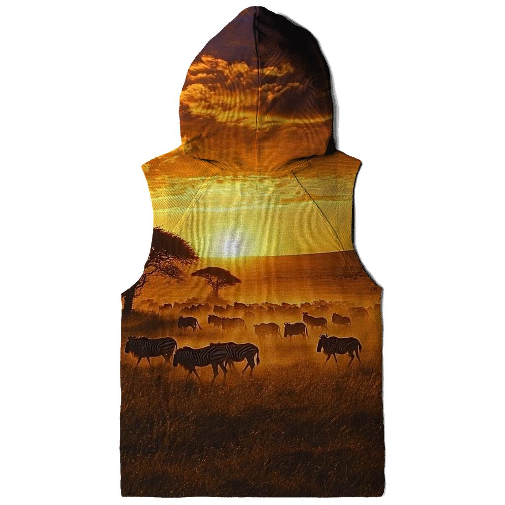 Serengeti National Park Arusha printed hoodies