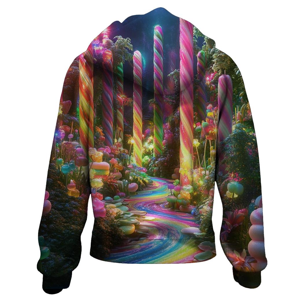 Lollipop Jungle Rave zip-up hoodies