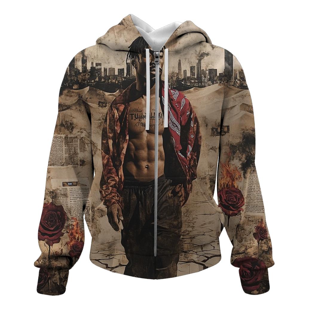 Thug Life Desert Mirage Vision pullover hoodies