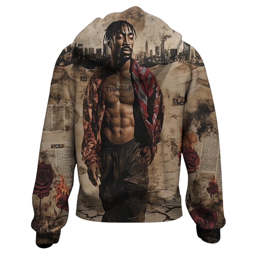 Thug Life Desert Mirage Vision pullover hoodies