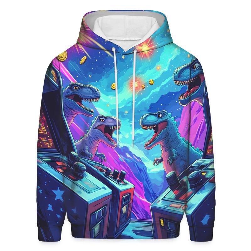 Arcade Dinosaurs Hyper Drive hoodie styles