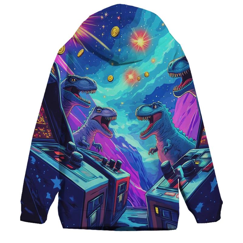 Arcade Dinosaurs Hyper Drive hoodie styles