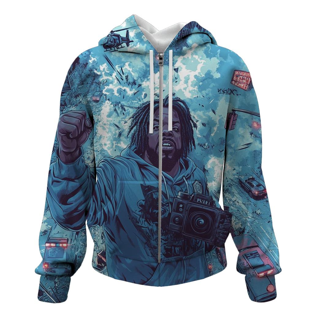 LA Riot Smoke And Ice lightweight hoodies