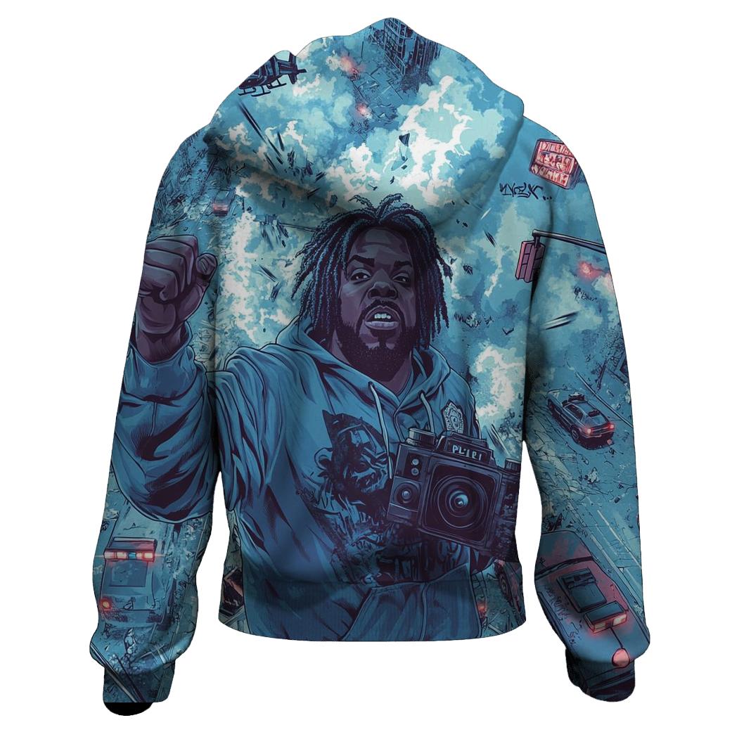 LA Riot Smoke And Ice lightweight hoodies