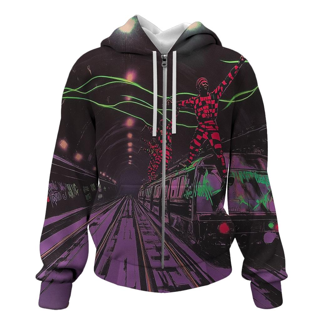 Tribe Midnight Metro Voyage embroidered hoodies
