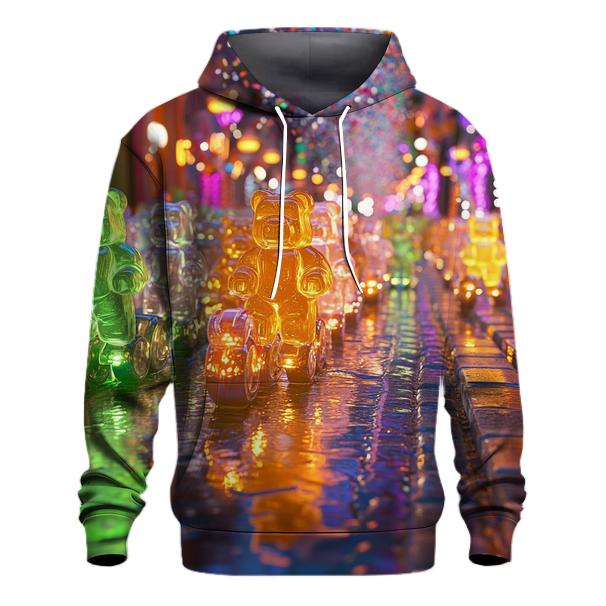 Neon Gummy Bear Street Parade premium hoodies