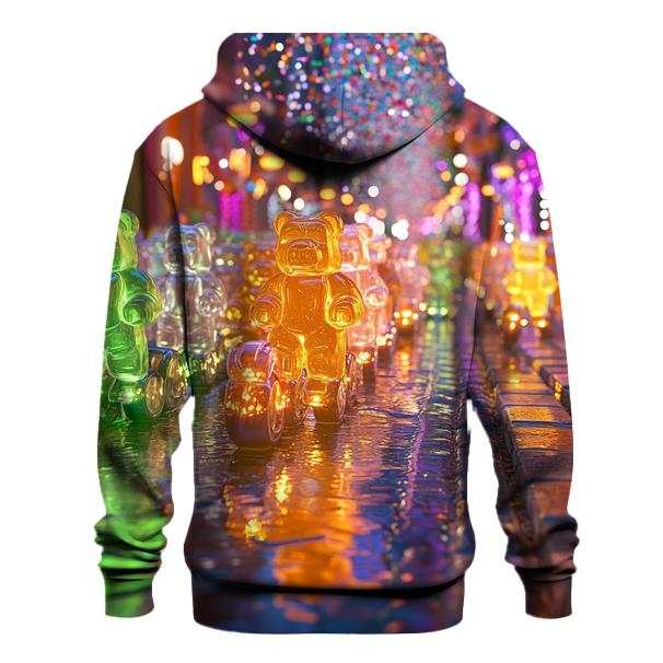 Neon Gummy Bear Street Parade premium hoodies