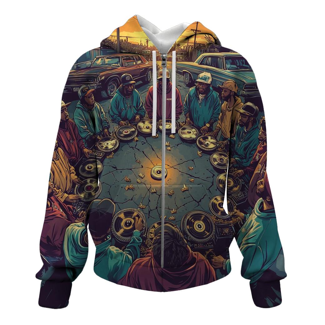 Compton Street Orbit Cipher lightweight hoodies
