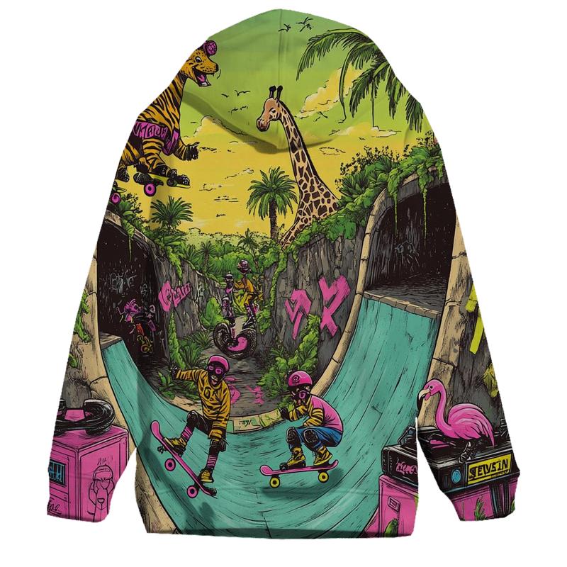 Skatepark Safari Groove embroidered hoodies