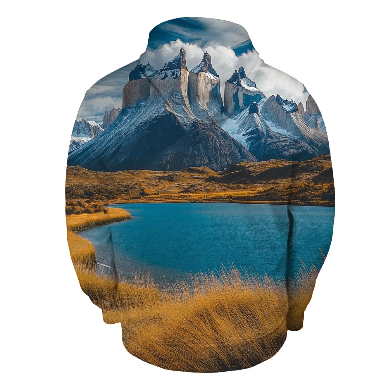Torres Del Paine Puerto Natales zip-up hoodies