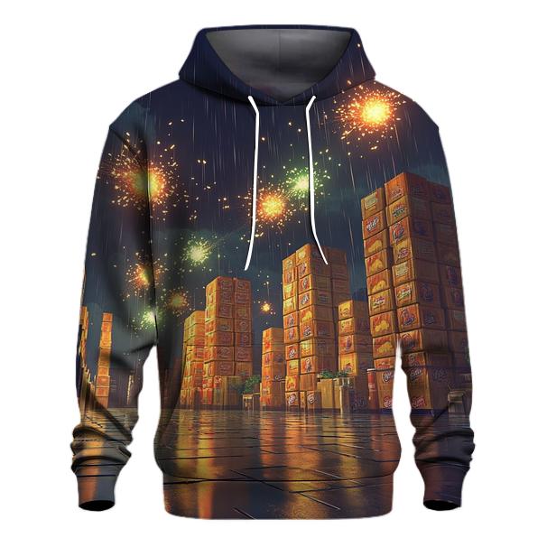 Soda Splash Meteor Shower embroidered hoodies