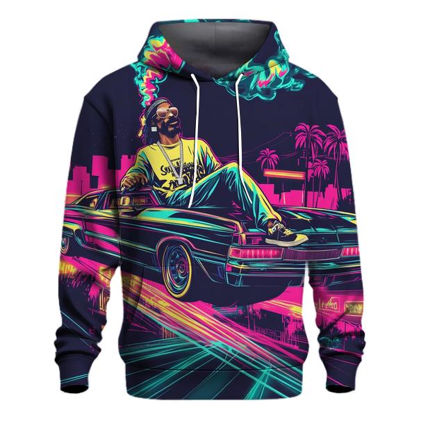 West Coast Neon Lowrider Dream custom hoodies