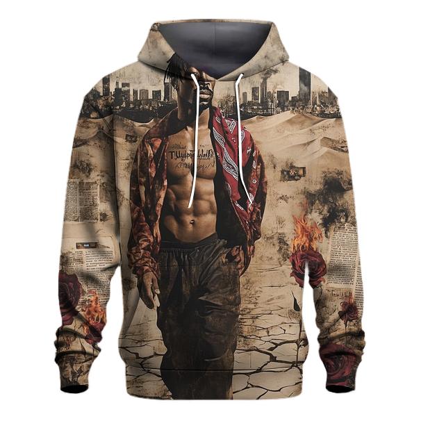 Thug Life Desert Mirage Vision printed hoodies