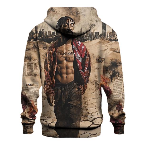 Thug Life Desert Mirage Vision printed hoodies