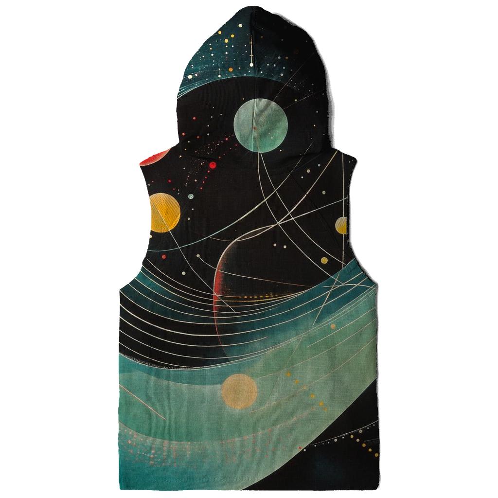 Wassily Kandinsky Inspired Cosmic Music Of Spheres zip-up hoodies