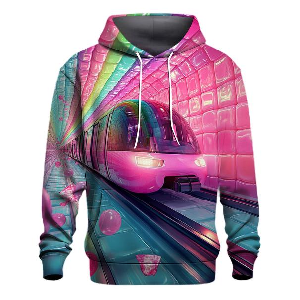 Bubblegum Subway Rush printed hoodies