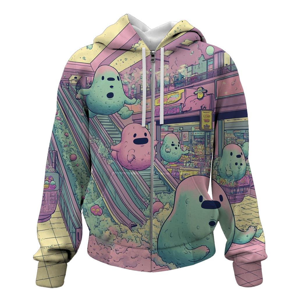 Bubblegum Monster Mall Mayhem custom hoodies