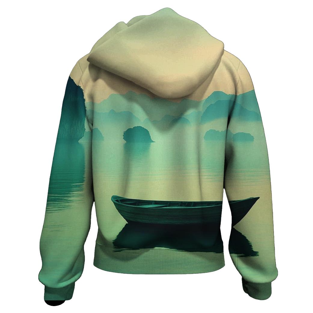 Ha Long Bay Quang Ninh embroidered hoodies