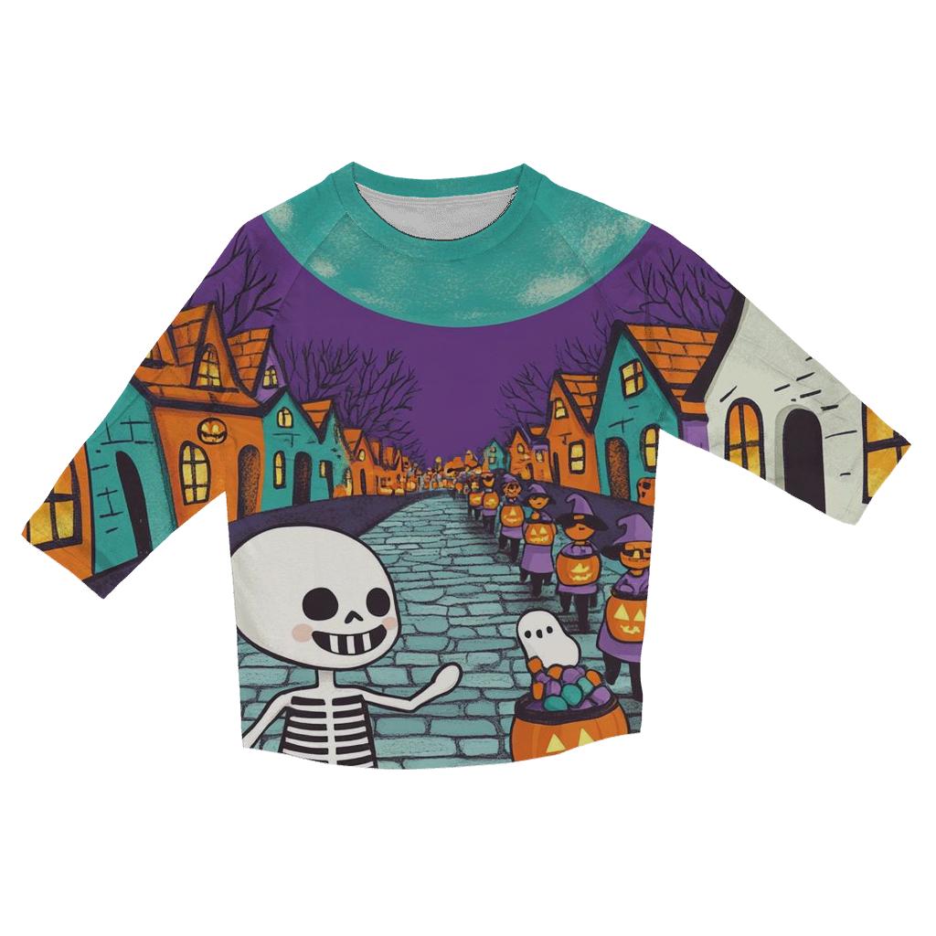 Halloween Moonlight Candy Parade designer 3/4 sleeve blouses