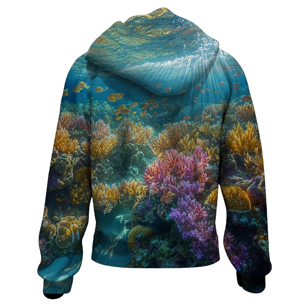 Great Barrier Reef Cairns zip-up hoodies