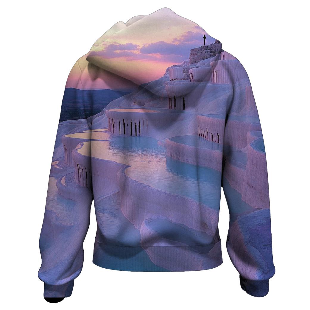 Pamukkale Terraces Denizli heavyweight hoodies