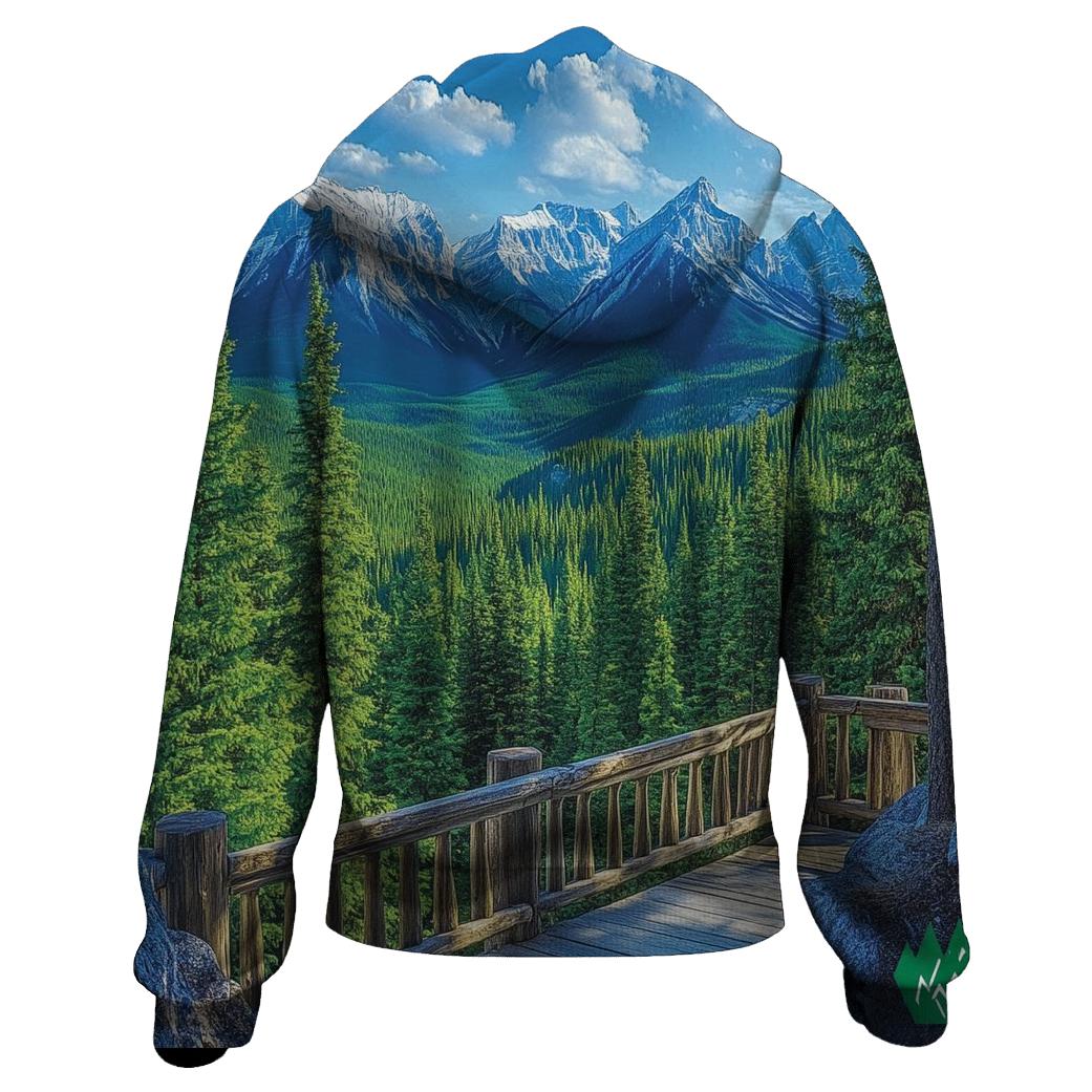 Banff Gondola Viewpoint Banff embroidered hoodies