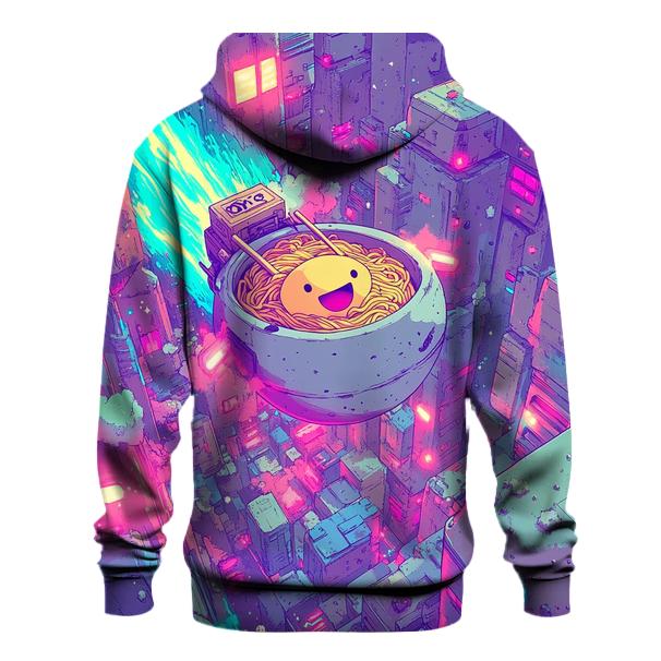 Midnight Noodle Space Delivery lightweight hoodies