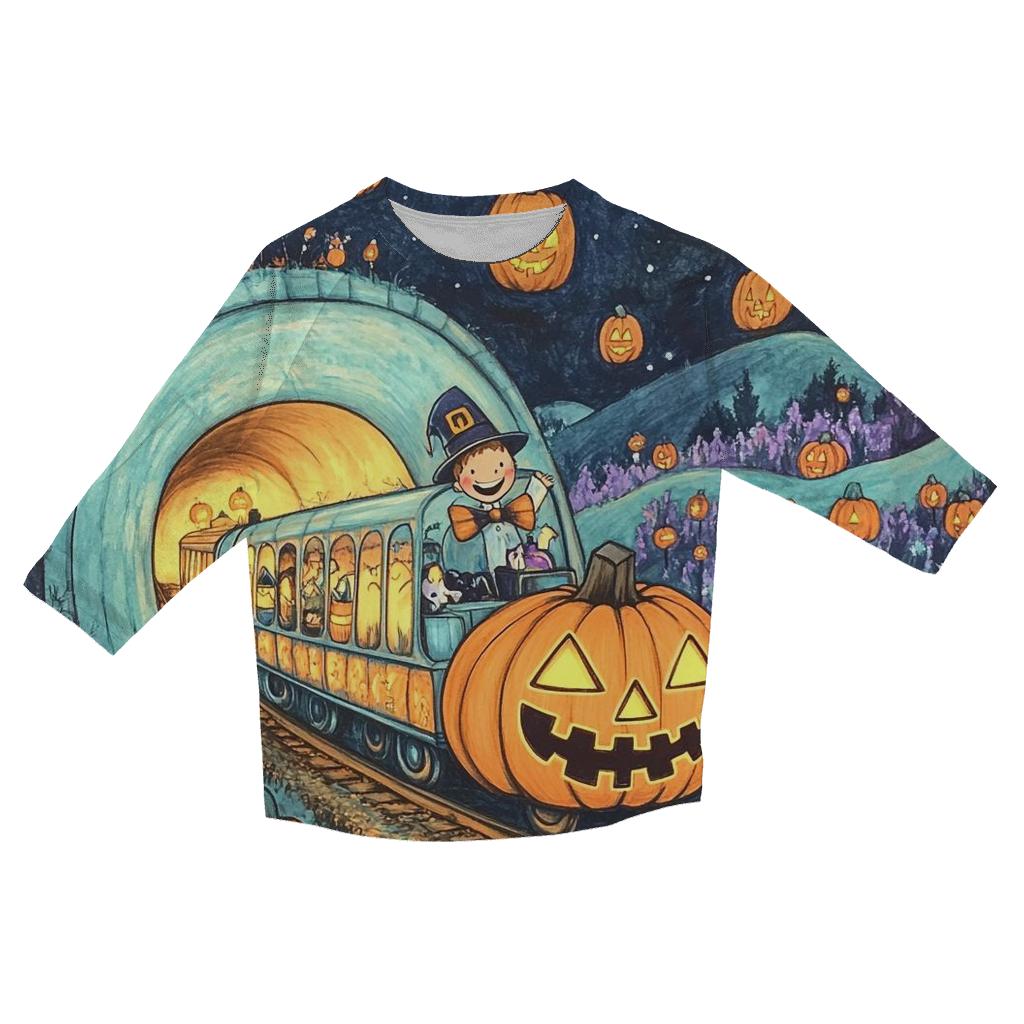 Ghost Train Ride Spooky Edition personalized 3/4 sleeve tees