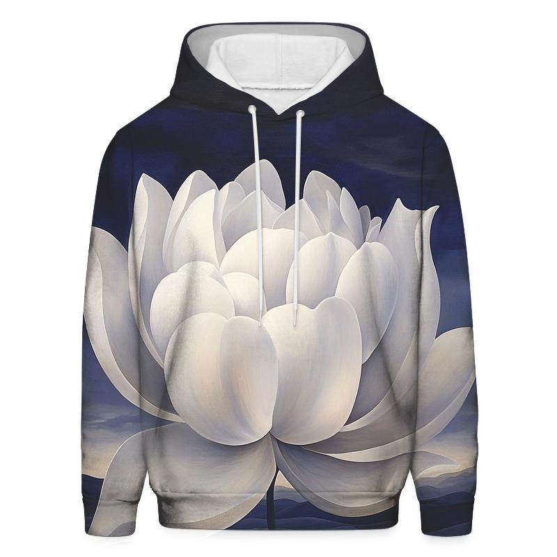 Georgia OKeeffe Inspired Lunar Desert Flower hoodie styles