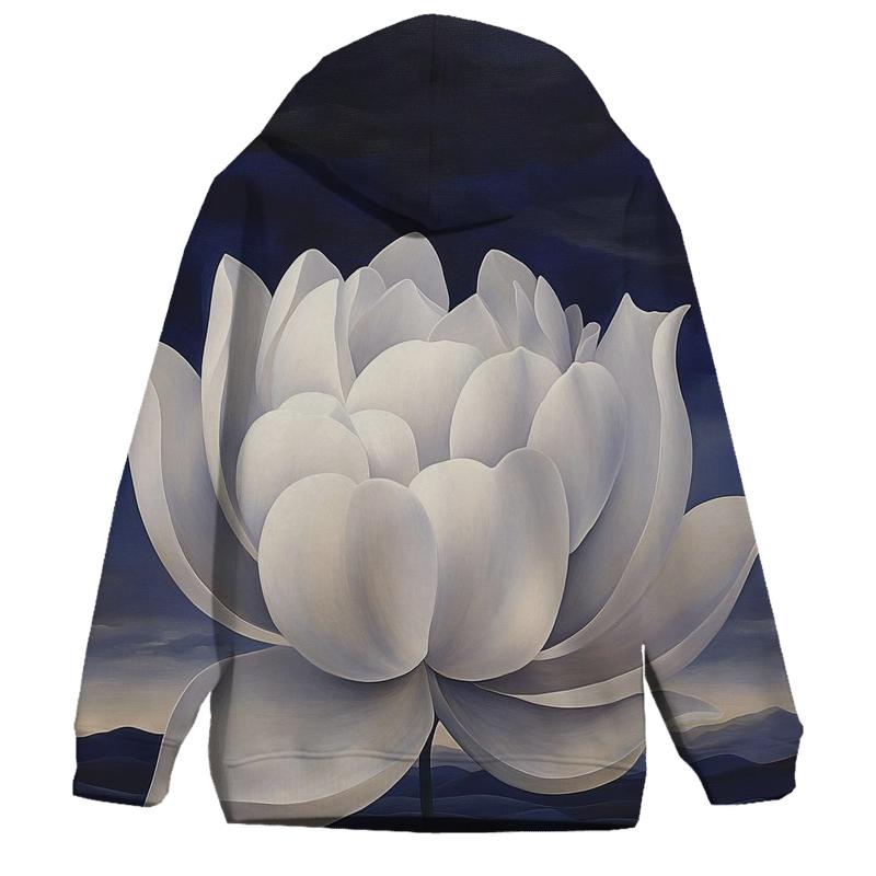 Georgia OKeeffe Inspired Lunar Desert Flower hoodie styles
