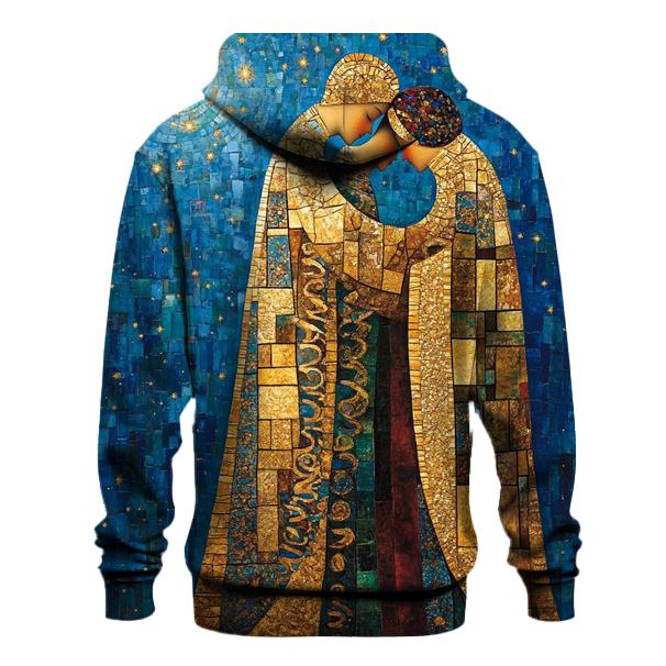 Gustav Klimt Inspired Astral Lovers printed hoodies