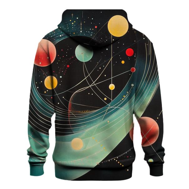 Wassily Kandinsky Inspired Cosmic Music Of Spheres zip-up hoodies