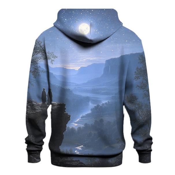 Caspar David Friedrich Inspired Stargazers On The Cliff hoodies fashion