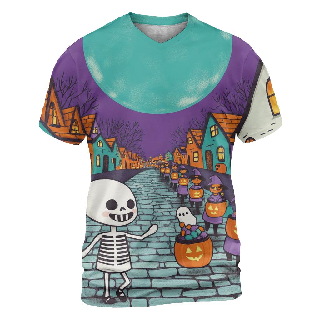 Halloween Moonlight Candy Parade unique graphic print tees