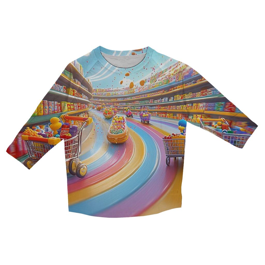 Kwik Cart Hyper Aisle Race designer 3/4 sleeve blouses
