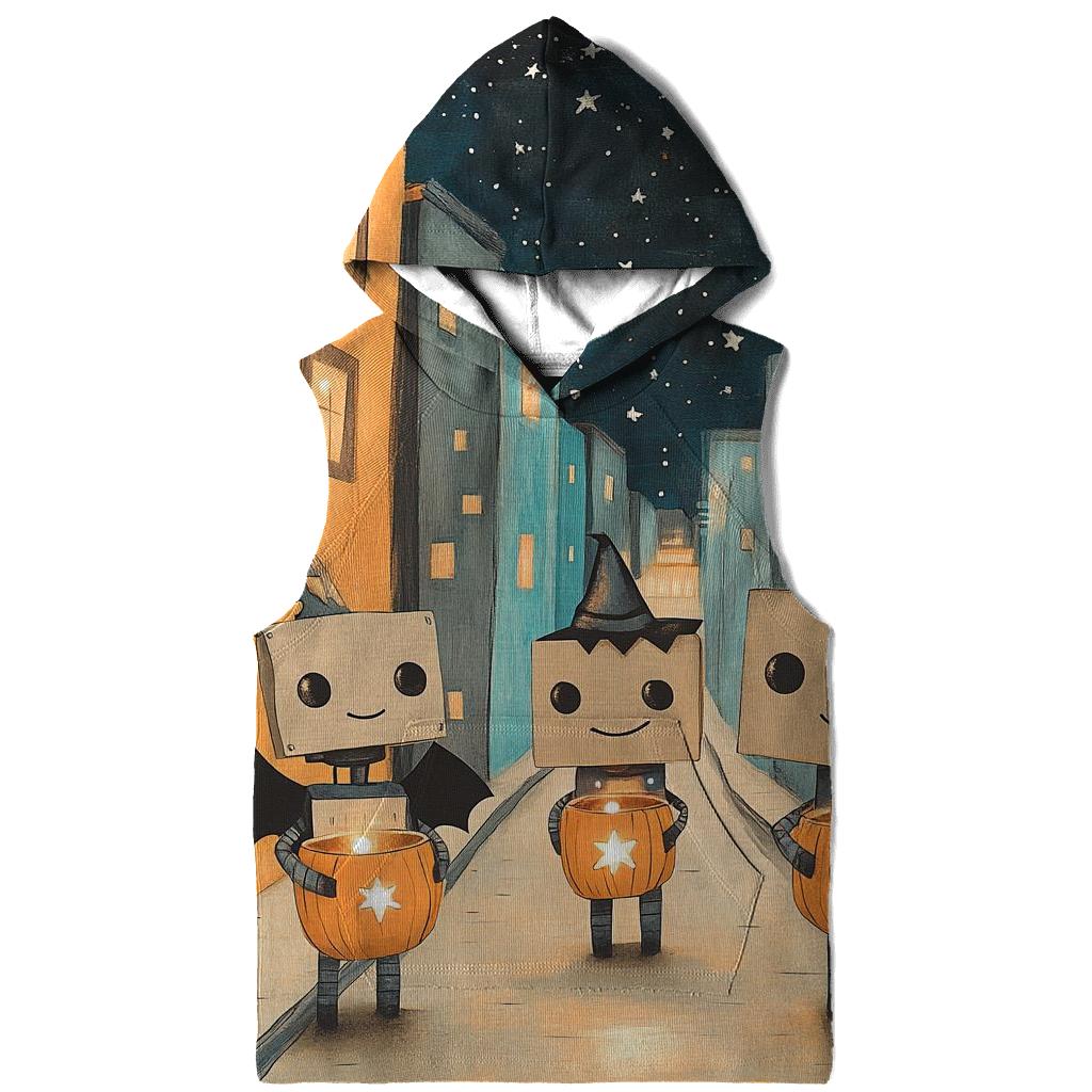Robots At Halloween Starry Street custom hoodies