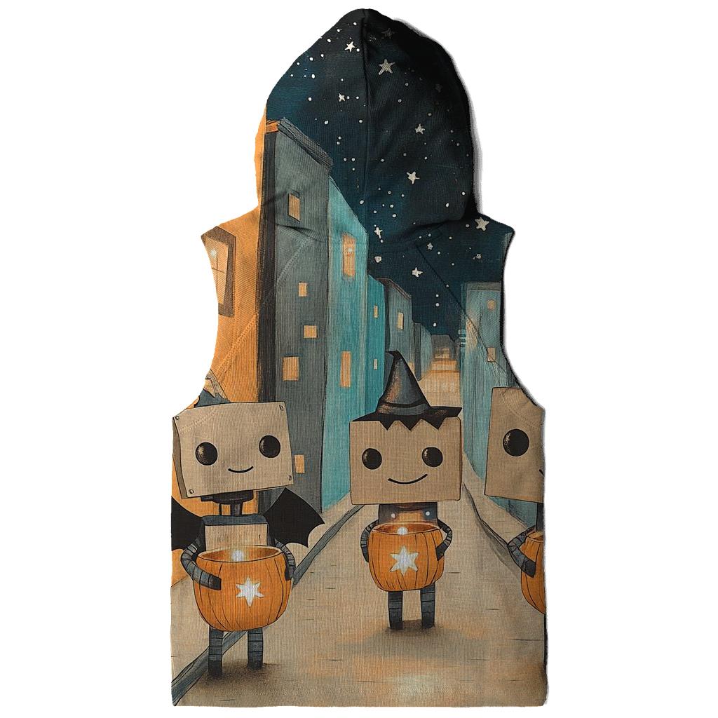Robots At Halloween Starry Street custom hoodies