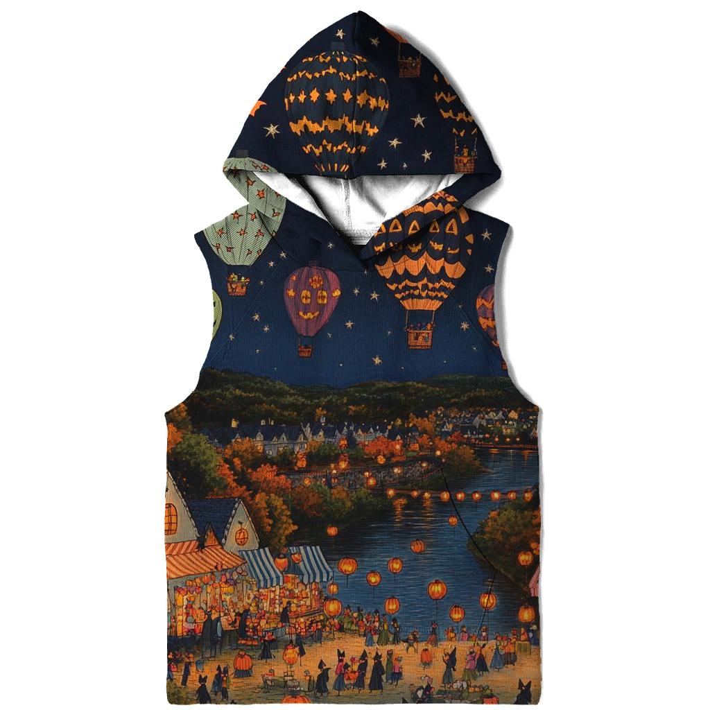 Bat Balloon Festival Spooky graphic hoodies