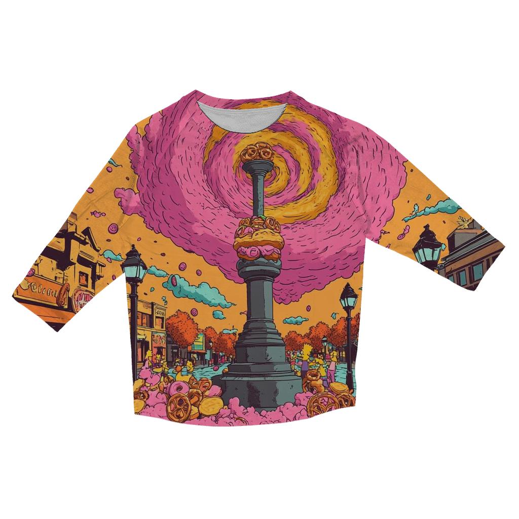 Springfield Town Square Snack Storm trendy 3/4 sleeve tops